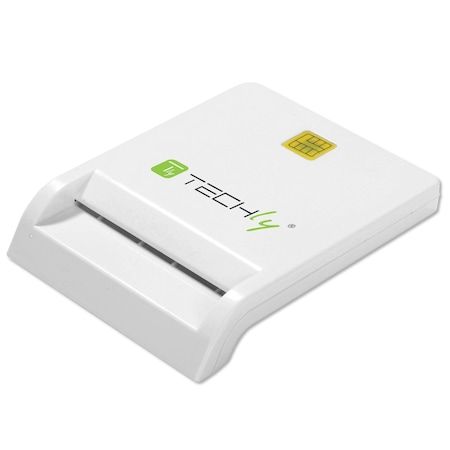 Techly Compact /Writer USB2.0 White I-CARD CAM-USB2TY smart card reader Indoor_2