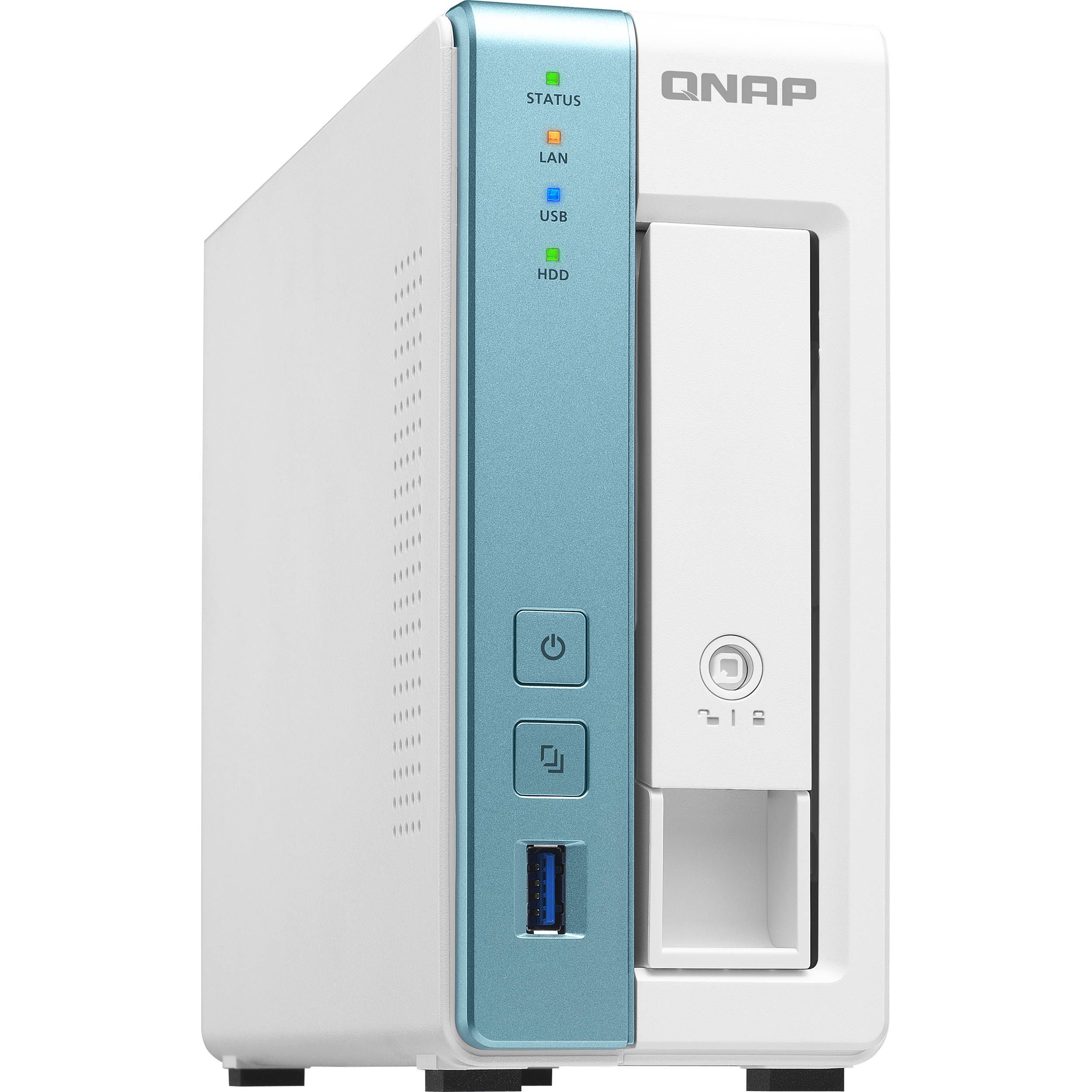 QNAP TS-131K NAS/storage server Tower Ethernet LAN Turquoise, White Alpine AL-214_2