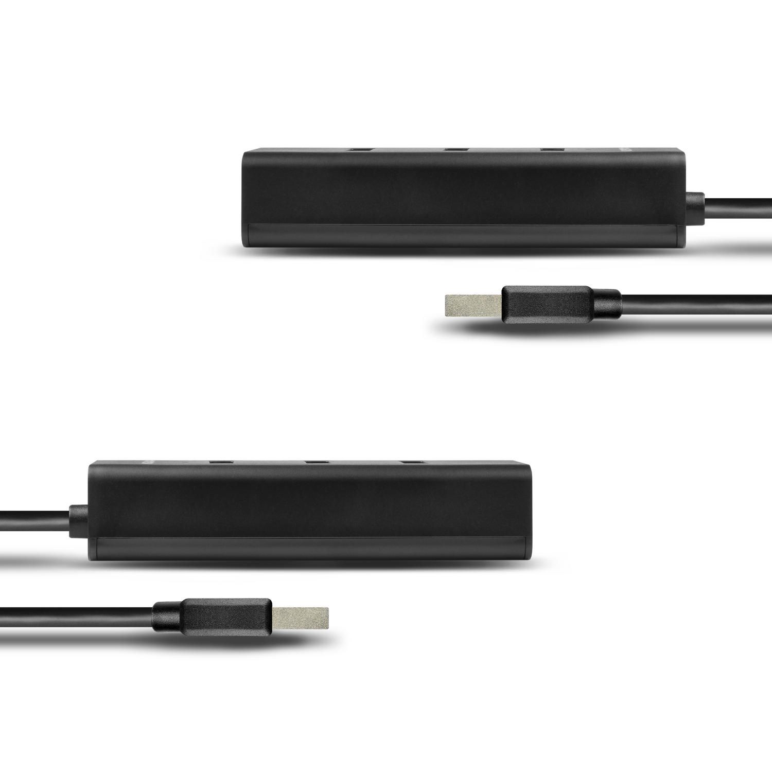HUE-S2BL 4x USB3.0 Charging Hub, cablu 120 cm, port incarcare Micro USB_6