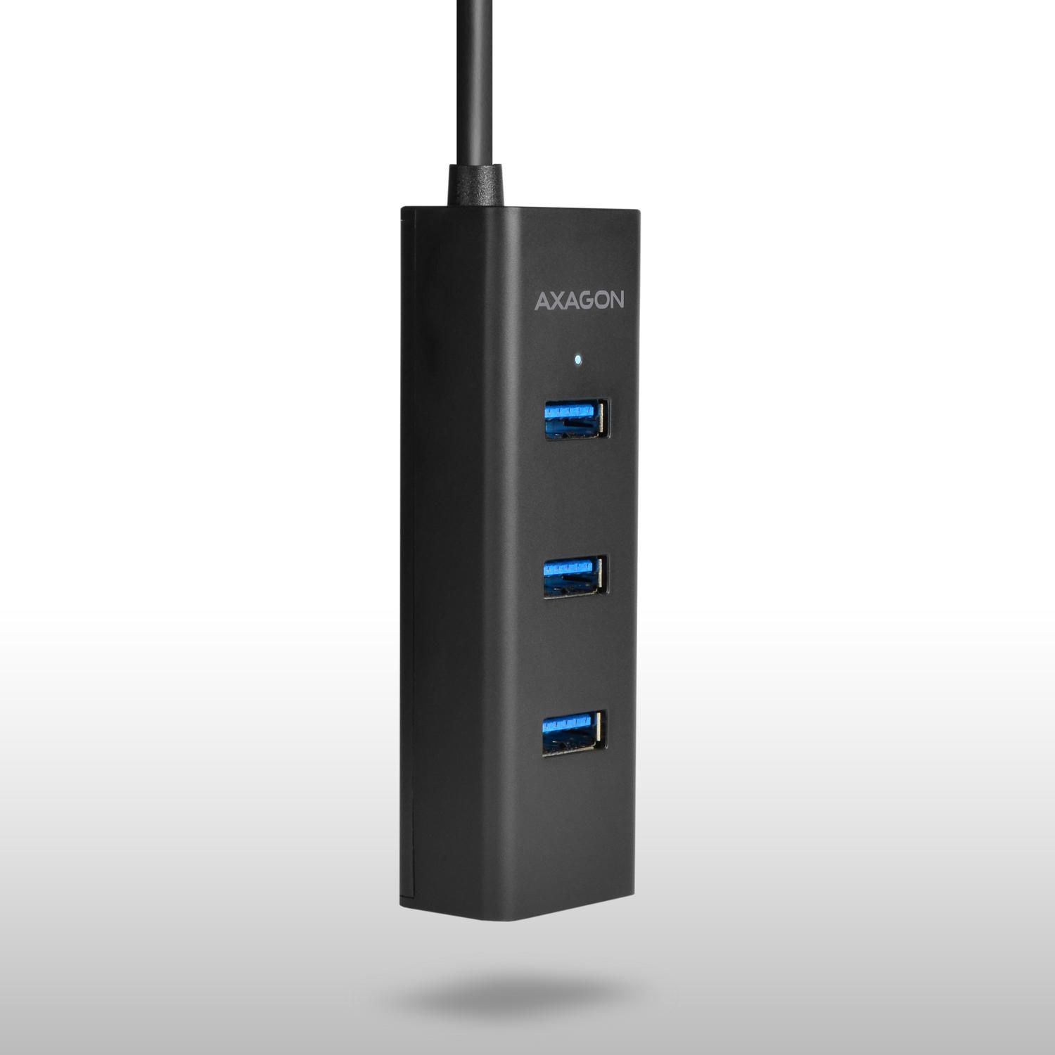 HUE-S2BL 4x USB3.0 Charging Hub, cablu 120 cm, port incarcare Micro USB_7