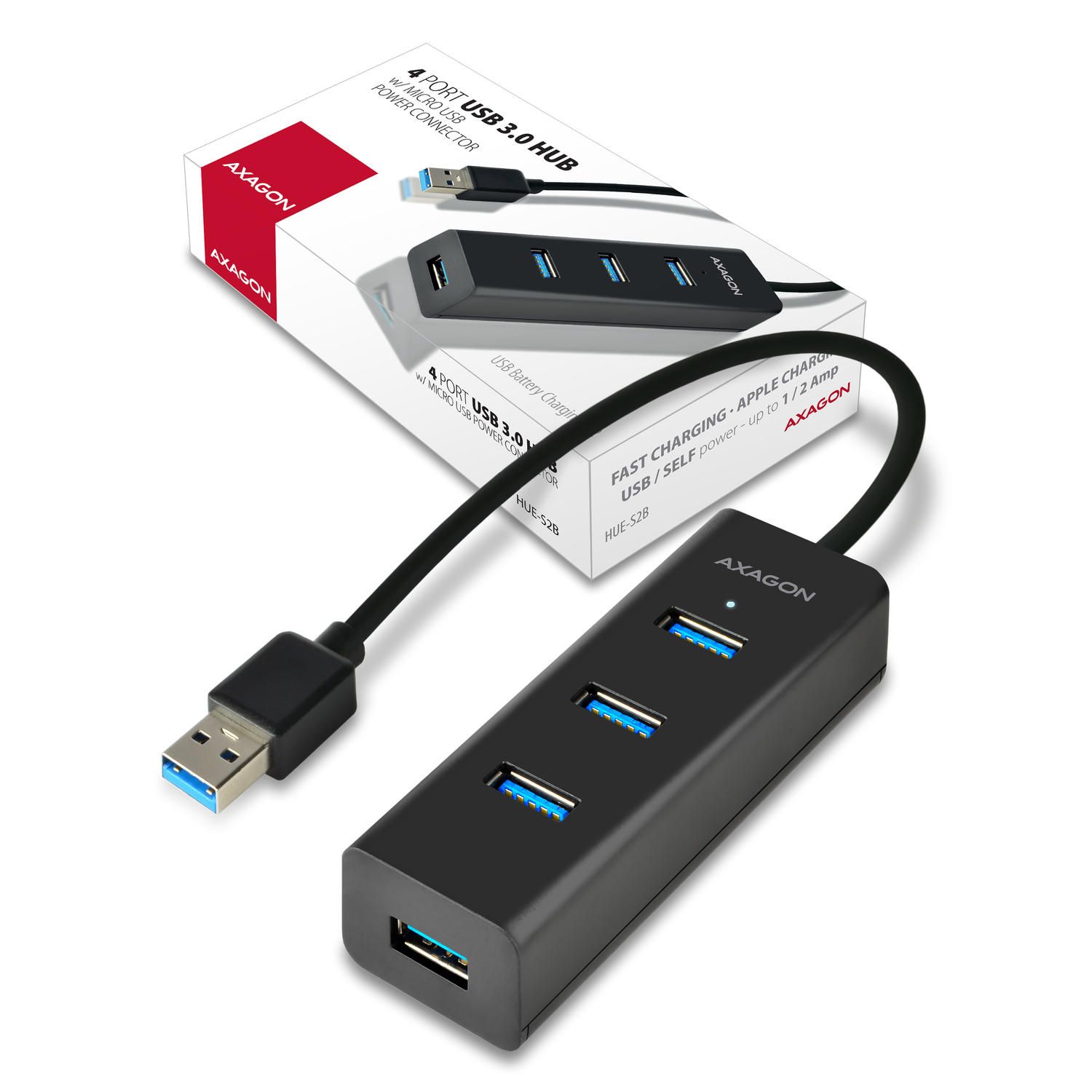 HUE-S2B, 4x USB3.0, Cu posibilitate incarcare, Conector de incarcare Micro-USB_8