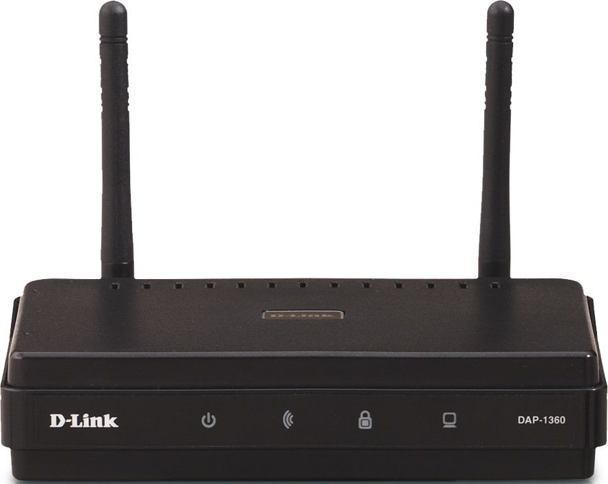 Wireless Access point D-Link DAP-2020, 802.11n/g/b wireless LAN, One 10/100BASE-TX Ethernet LAN port, Two 5 dBi gain detachable omni- directional antennas with RP-SMA connector, 2.4 to 2.4835 GHz , Wireless speeds of up to 300 Mbps_1