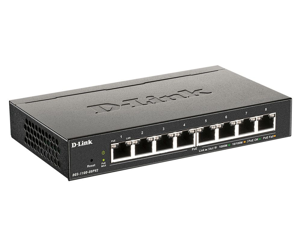 Switch D-Link DGS-1100-08PV2, 8 port, 10/100/1000 Mbps_3