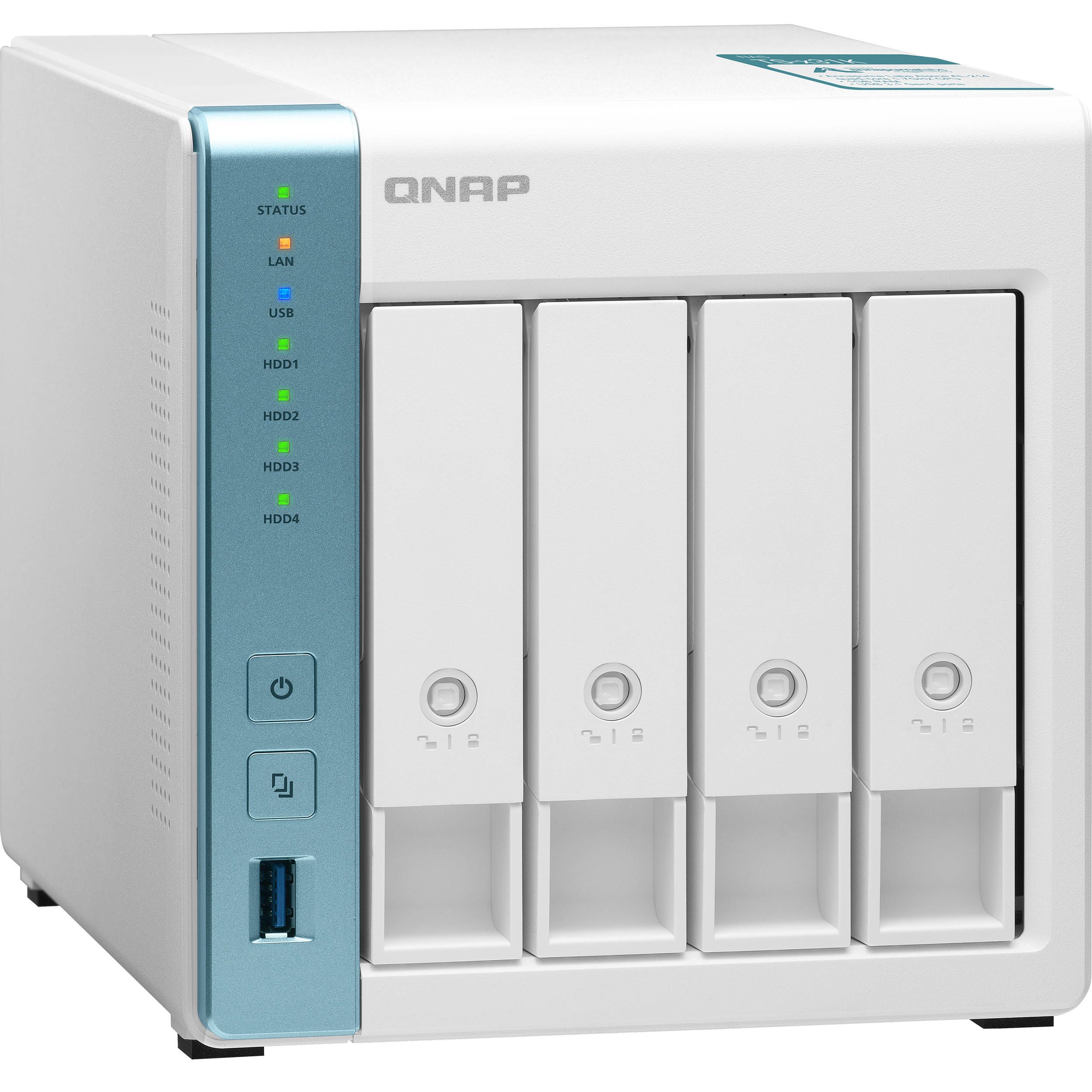 QNAP TS-431K NAS/storage server Tower Ethernet LAN White Alpine AL-214_1