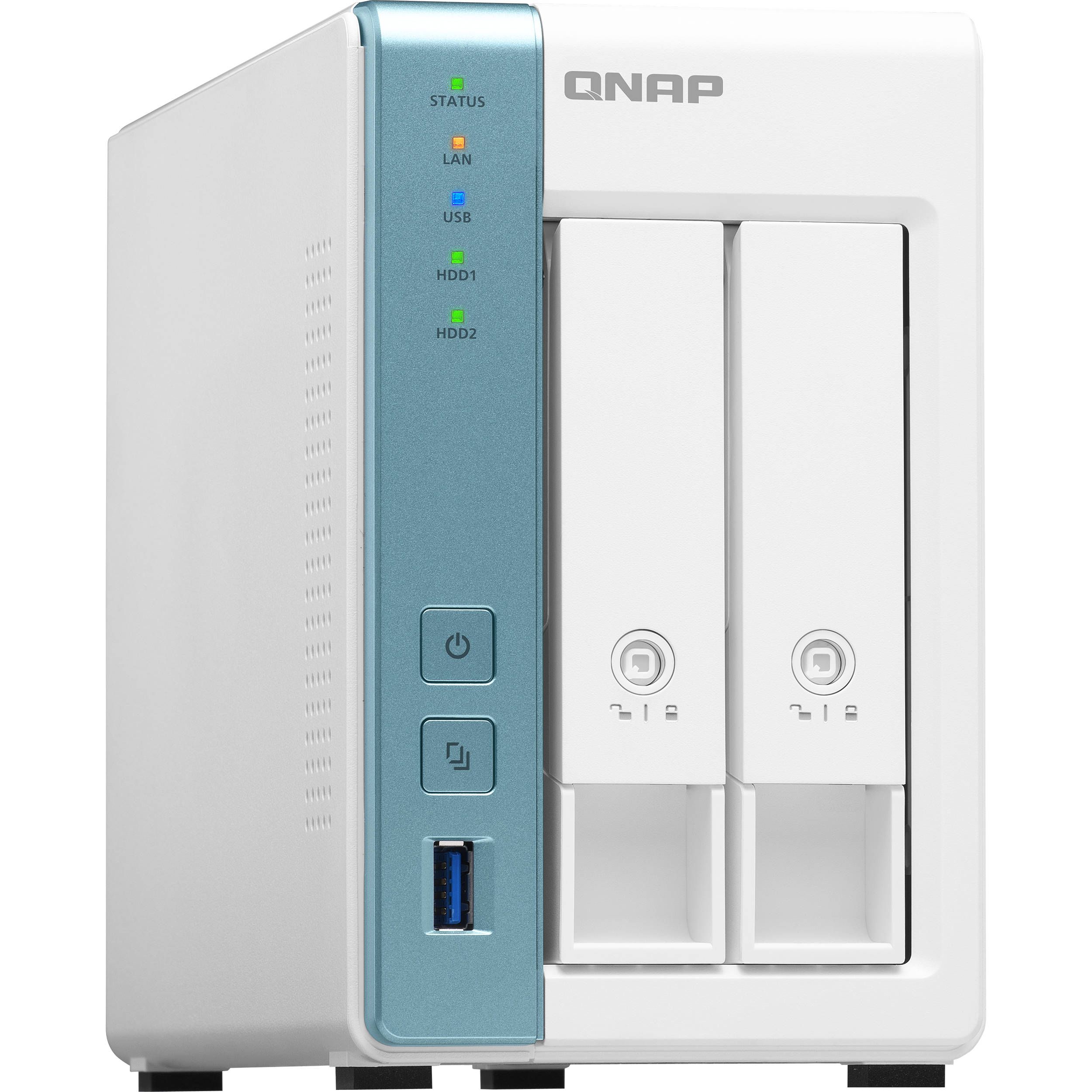 NAS QNAP 231K 2-Bay, CPU Annapurna Labs Alpine AL-214 1.7GHz Quad Core, 1GB, 2.5/3.5 SATA 6Gbps HDD (neincluse), 2 GigaLan LAN 3xUSB 3.0, tower, adaptor alimentare, garantie 2 ani_2