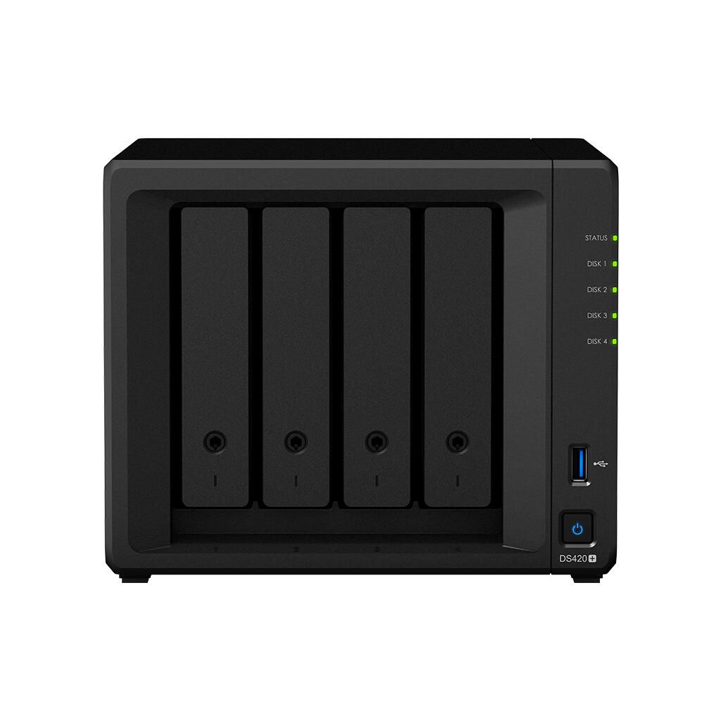 Synology DiskStation DS420+ NAS/storage server Desktop Ethernet LAN Black J4025