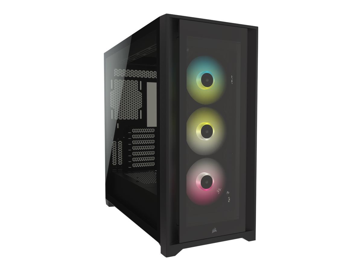 Carcasa Corsair iCUE 5000X, ATX, fara sursa, RGB