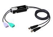 SWITCH KVM ATEN, 2-Port USB Boundless Cable KM Switch  CS62KM-AT  (include TV 0.75 lei)