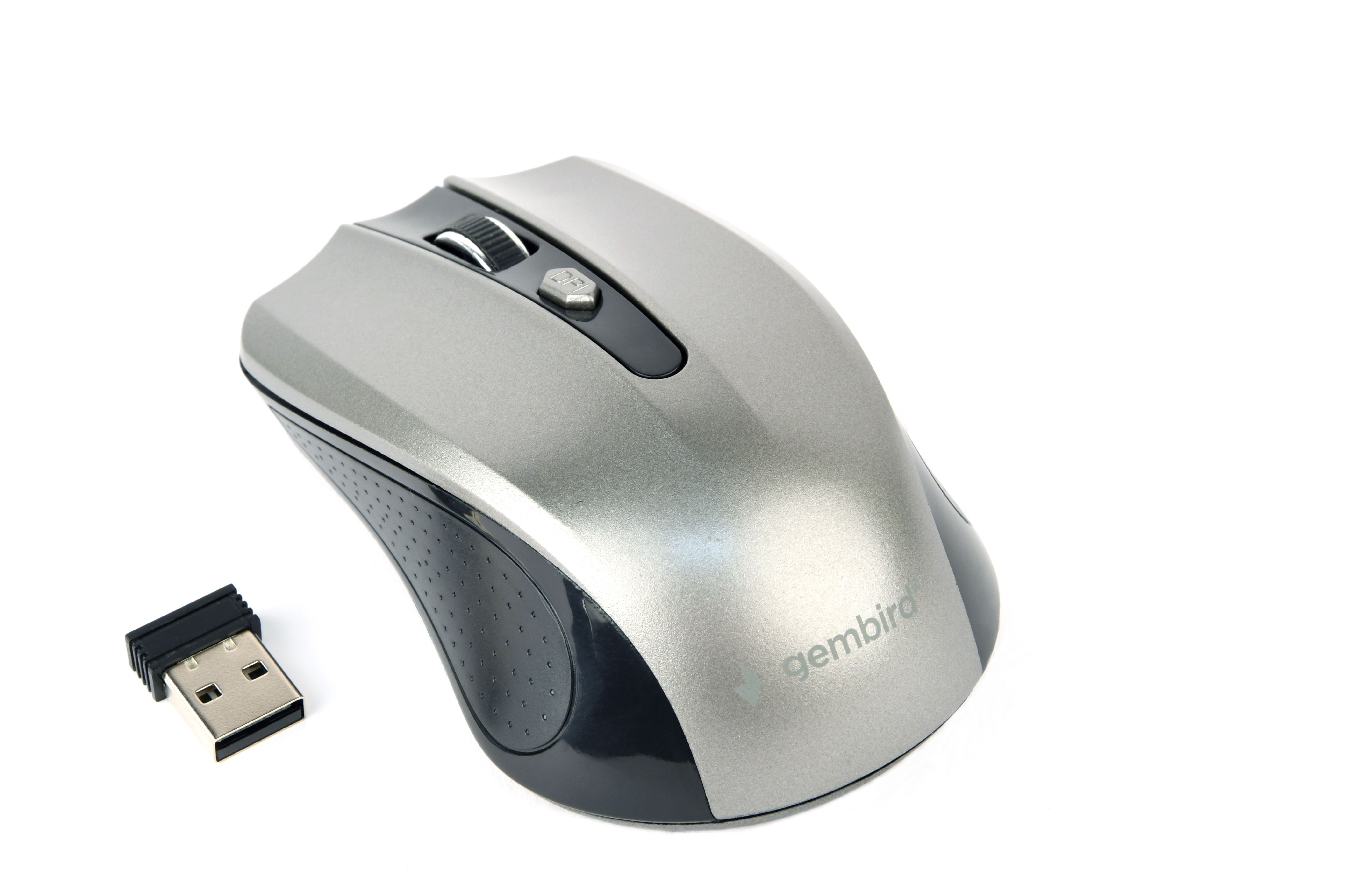 MOUSE GEMBIRD, PC sau NB, wireless, 2.4GHz, optic, 1600 dpi, butoane/scroll 4/1, , negru / gri,  MUSW-4B-04-BG  (include TV 0.15 lei)