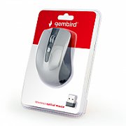 MOUSE GEMBIRD, PC sau NB, wireless, 2.4GHz, optic, 1600 dpi, butoane/scroll 4/1, , negru / gri,  MUSW-4B-04-BG  (include TV 0.15 lei)