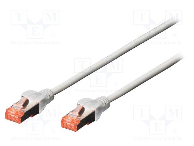 DIGITUS Professional CAT 6A S-FTP Patchkabel Cu LSZH AWG 26/7 20 m grey