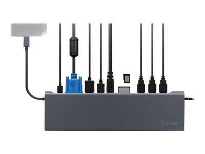 ICYBOX IB-DK2102-C IcyBox Docking Station, USB Type-C, HDMI, miniDP, VGA_10