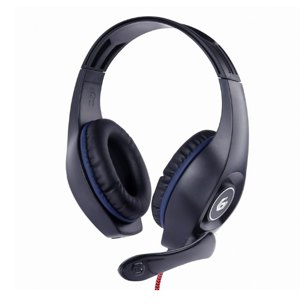 GEMBIRD gaming headset with volume control blue-black 3.5 mm_1