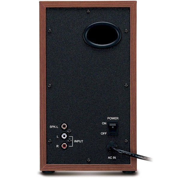 BOXE GENIUS 2.0, RMS: 40W (2 x 20W), amplificare integrata, cherry wood, 