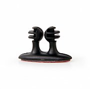 CLIPS auto-adeziv GEMBIRD, suport pt. cabluri, 8 buc., black  CM-CC-01 