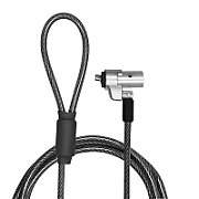 CABLU securitate LOGILINK pt. notebook, slot standard, cifru cu patru discuri, 1.8m, cablu otel, spiralat,  NBS004  (include TV 0.75 lei)