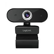 CAMERA WEB LOGILINK senzor. 1080p Full-HD cu rezolutie video 1920x1080 inclinare 30grade, rotatie 180grade, microfon, cablu 1.45m,  UA0371  (include TV 0.15 lei)
