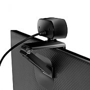 CAMERA WEB LOGILINK senzor. 1080p Full-HD cu rezolutie video 1920x1080 inclinare 30grade, rotatie 180grade, microfon, cablu 1.45m,  UA0371  (include TV 0.15 lei)