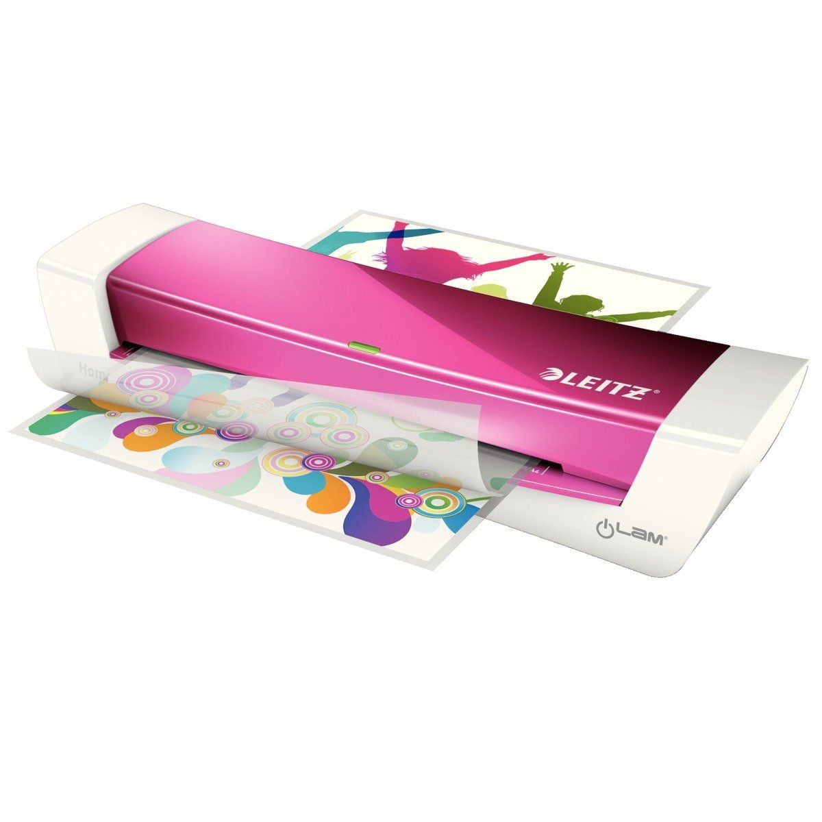Laminator Leitz iLAM A4 Home Office, roz,  73680023  (include TV 8.00 lei)