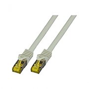 Patchcord SFTP RJ45-RJ45 Cat.6A 0.25m gri, SFTP-6A-0.25-G, pachcord din cupru