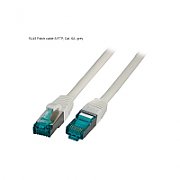 Patchcord SFTP RJ45-RJ45 Cat.6A 0.25m gri, SFTP-6A-0.25-G, pachcord din cupru