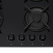 PLITA INCORPORABILA  HEINNER HBH-V4IWFGBK, GAZ, 4 ARZATOARE, ARZATOR WOK, CONTROL FRONTAL, APRINDERE ELECTRICA INTEGRATA, SISTEM SIGURANTA GAZ, GRATARE FONTA, DUZE INCLUSE, STICLA NEAGRA