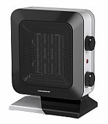 Radiator ceramic Heinner HCH-L1400BK, 2 trepte de putere: 750/1400W, indicator luminos „ON , termostat reglabil, element de încălzire ceramic (PTC) , protecție împotriva răsturnării, protecție la supraîncălzire