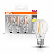 Set 3 becuri Led Osram, E27, 7W, 806 lumeni, lumina calda(2700K), durata de viata 10.000 ore, clasa energetica A++