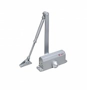 Amortizor hidraulic cu brat SA-5012AW-sv, culoare argintie Pentru: usi cu greutatea de 25-45 kg latime usa ≤900mm Ulei hidraulic termostabil Viteza de inchidere reglabila  Montare universala: stanga sau dreapta Culoare: argintiu Deschidere usa la 135°