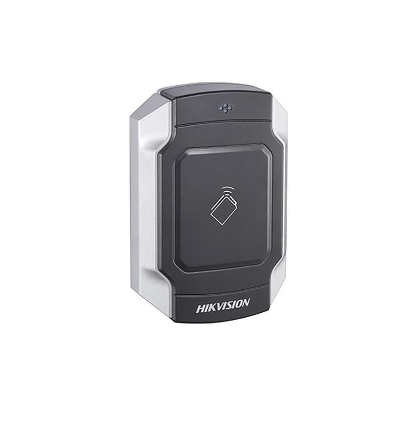 Cititor de card Mifare, DS-K1104M Reads Mifare 1 card, Supports RS485 and Wiegand(W26/W34) protocol Tamper-proof alarm, Dust-proof, IP65, Vandal Proof, IK10, Applied for 86 and 120 Gang Box