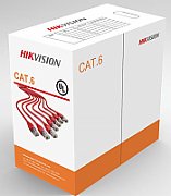 Cablu UTP CAT.6, 305 metri, DS-1LN6-UE-W Diametru fir: 0.53mm, OFC, CM, CPR, culoare alb