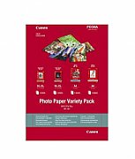 Hartie foto Canon VP-101S Variety Pack, dimensiune 10x15cm, greutate 200g/m2, 20 coli, 5 High gloss, 5 semi gloss, 5 matte, 5 glossy.