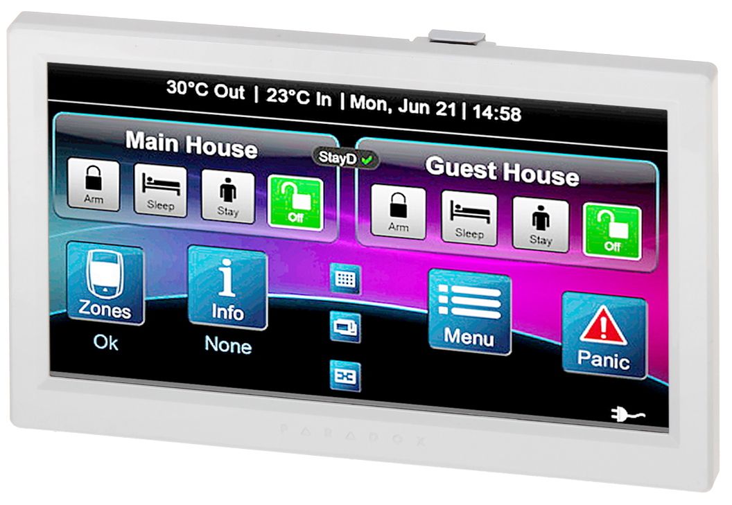 Modul tastatura Touch Screen cu licenta Paradox TM70• compatibilitate: SWAN, EVO, Spectra, Magellan • design modern, procesor puternic • LCD 