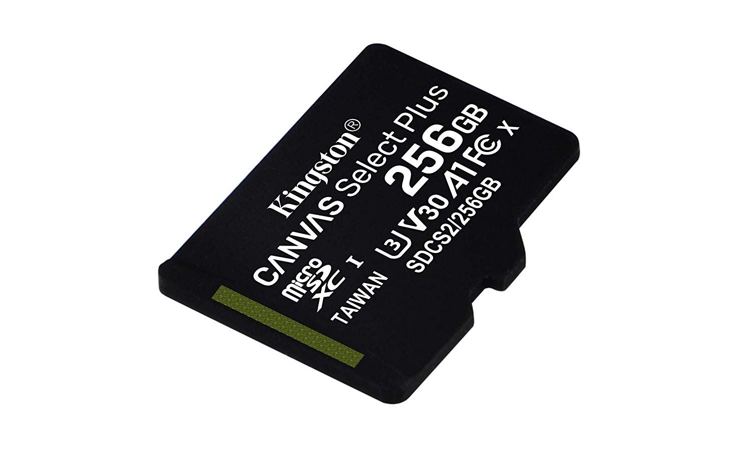 Kingston Technology Canvas Select Plus memory card 256 GB MicroSDXC Class 10 UHS-I_1