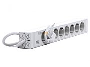 Bachmann | 333.601 | PDU | Basic | 1U 16A | Nr iesiri 8 Schuko | Intrare Schuko cablu 2 m |  Profil PVC | Gri