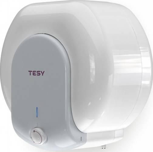 Boiler electric Tesy Compact Line TESY  GCA1515L52RC, putere 1500 W, capacitate 15 L, presiune 0.9 Mpa, izolatie 19 mm, instalare deasupra chiuvetei, control mecanic, clasa energetica C, protectie sticla ceramica, timp incalzire 35 min, termostat reglabil, culoare alb
