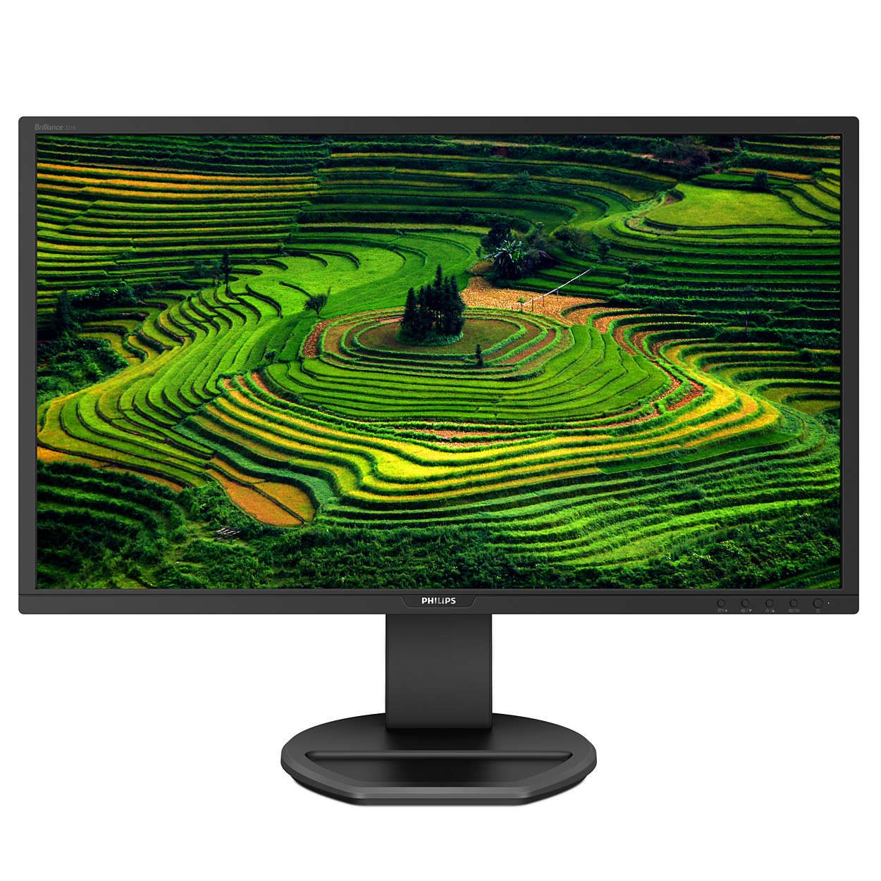 Monitor 21.5 inch LED Philips 221B8LHEB/00 1920 x 1080 pixeli, 60 Hz, 1 ms, Negru