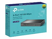 TP-LINK Switch TP-Link TL-SF1009P, 9 port, 10/100 Mbps