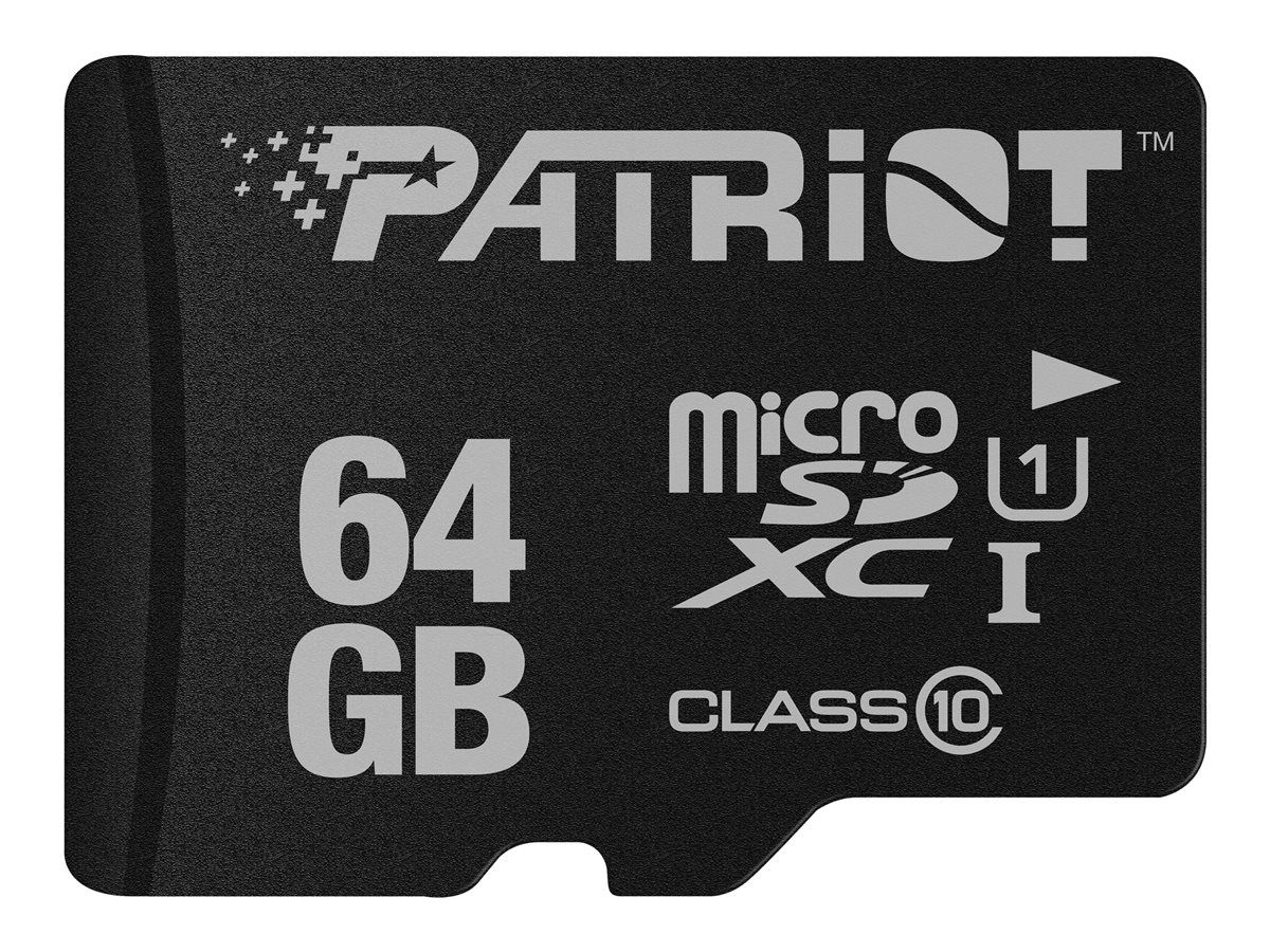 PATRIOT MicroSDHC Card LX Series 64GB UHS-I/Class 10_1