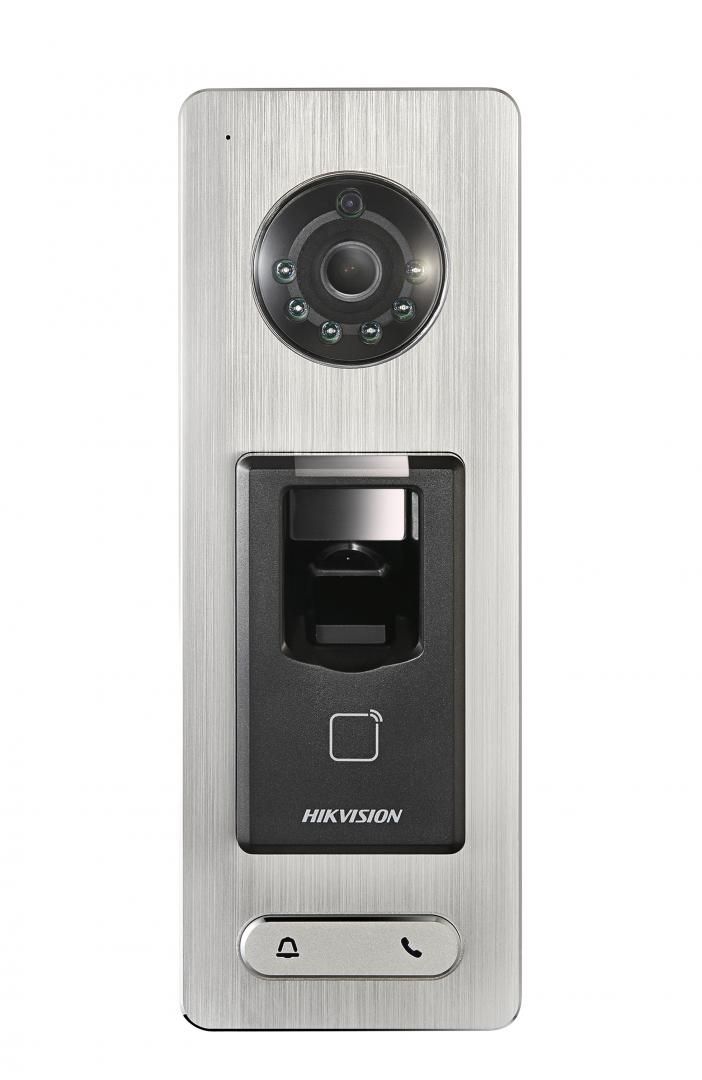 Hikvision Video Access Control Terminal, DS-K1T500S; Built-in 2 Megapixels camera; Storage with 50,000 cards and 200,000 access controlevents; Supports two-way audio intercom, remote live view, videorecording through NVR; Uplink Communication:TCP/IP, RS-485, WIFI; Downlink Communication: RS-485_1