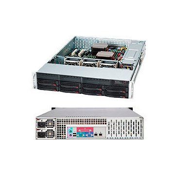 Supermicro 825TQC-R802LPB Rack Black 800 W