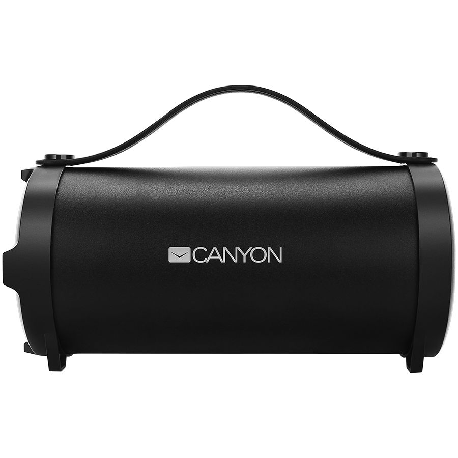 CANYON BSP-6 Bluetooth Speaker, BT V4.2, Jieli AC6905A, TF card support, 3.5mm AUX, micro-USB port, 1500mAh polymer battery, Black, cable length 0.6m, 242*118*118mm, 0.834kg_1