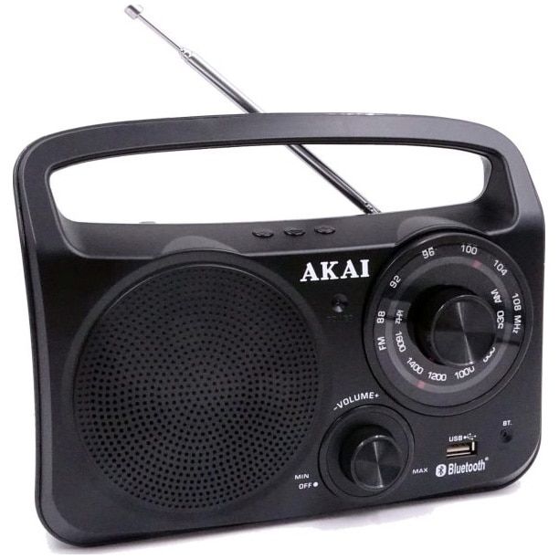 Radio Portabil AKAI APR-85BT, Bluetooth, negru_4