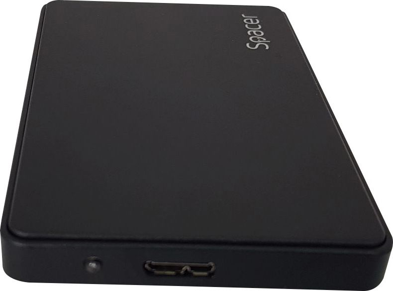 RACK extern SPACER, pt HDD/SSD, 2.5 inch, S-ATA, interfata PC USB 3.0, plastic, negru, 