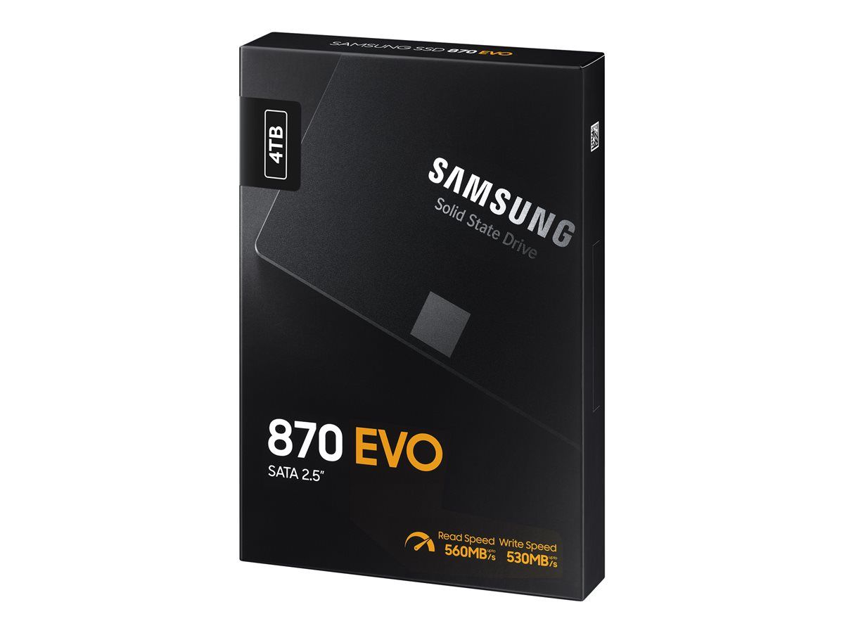 Solid Stare Drive 2.5 4TB Samsung 870 EVO SATA 3;Disques durs et SSD;DD SSD DVD STR|Disques durs et SSD;60 mois garantie retour atelier;SSD 2.5 4TB Samsung 870 E..._4
