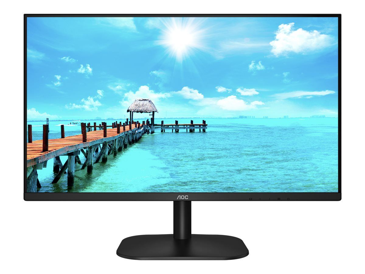 Monitor 27 inch LED AOC 27B2H/EU 1920 x 1080 pixeli, 75 Hz, 4 ms, Negru