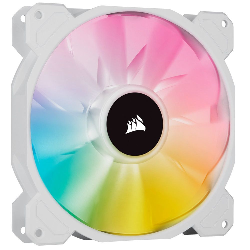CORSAIR SP140 RGB ELITE White 140mm RGB LED Fan with AirGuide Single Pack_1