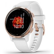 Ceas Smartwatch Garmin Venu 2S, GPS Wi-Fi, Rose Gold + White