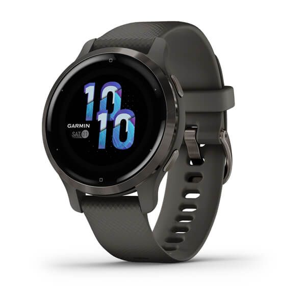 Ceas Smartwatch Garmin Venu 2S, GPS Wi-Fi, Grey + Slate_2