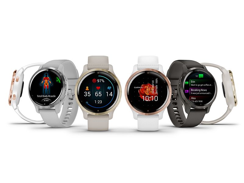 Ceas Smartwatch Garmin Venu 2S, GPS Wi-Fi, Grey + Slate_4